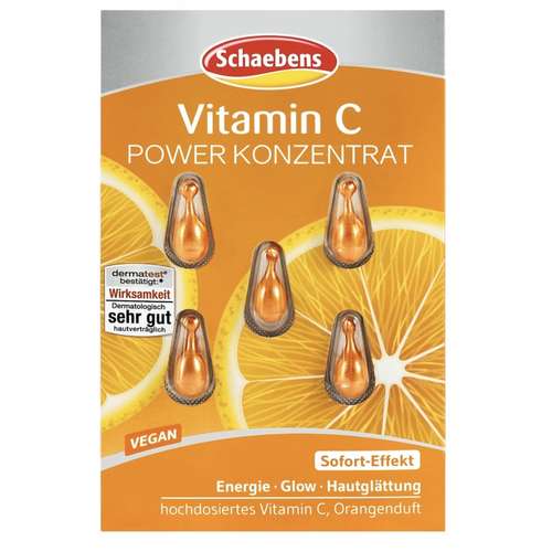 روغن صورت شیبنس مدل ویتامین C کد 80 حجم 10 میلی لیتر بسته 5 عددی