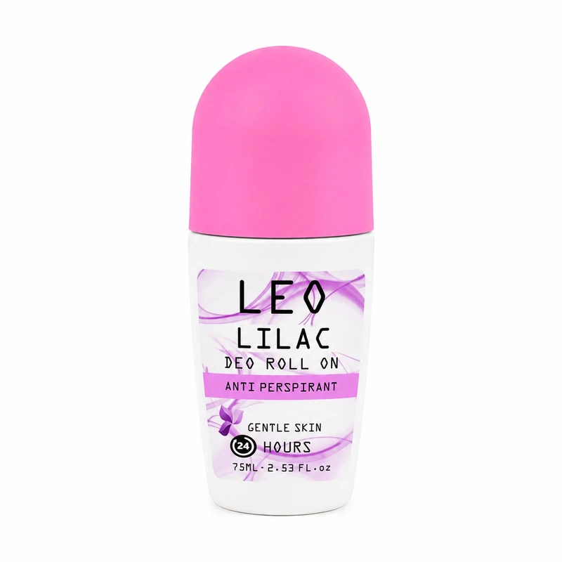 رول دئودورانت زنانه لئو مدل LILAC حجم 75 میلی‌لیتر