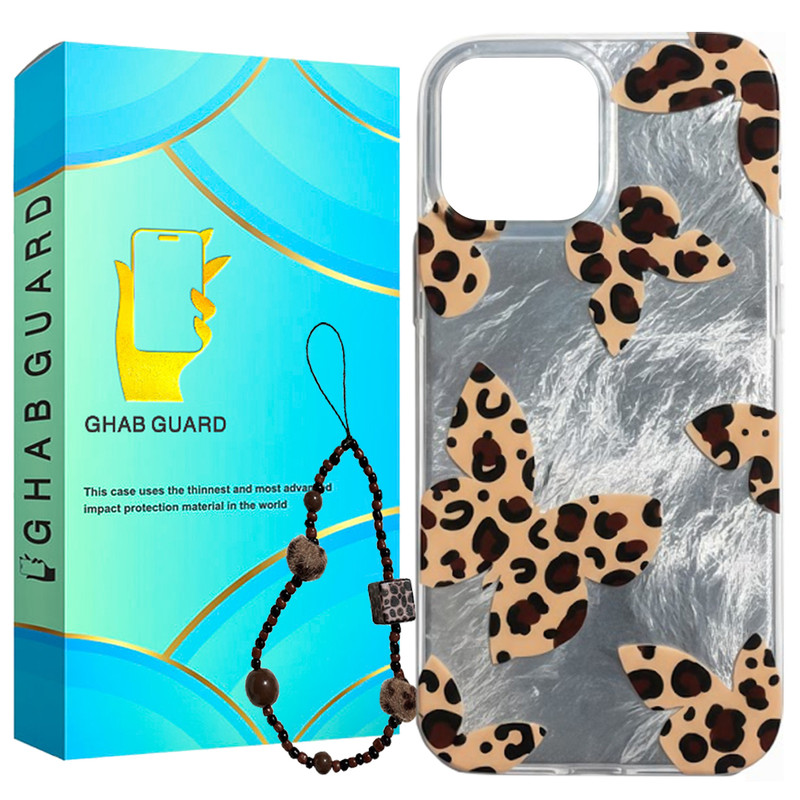 کاور قاب گارد مدل LOBG مناسب برای گوشی موبایل اپل iPhone 15 Pro Max به همراه بند آویز 