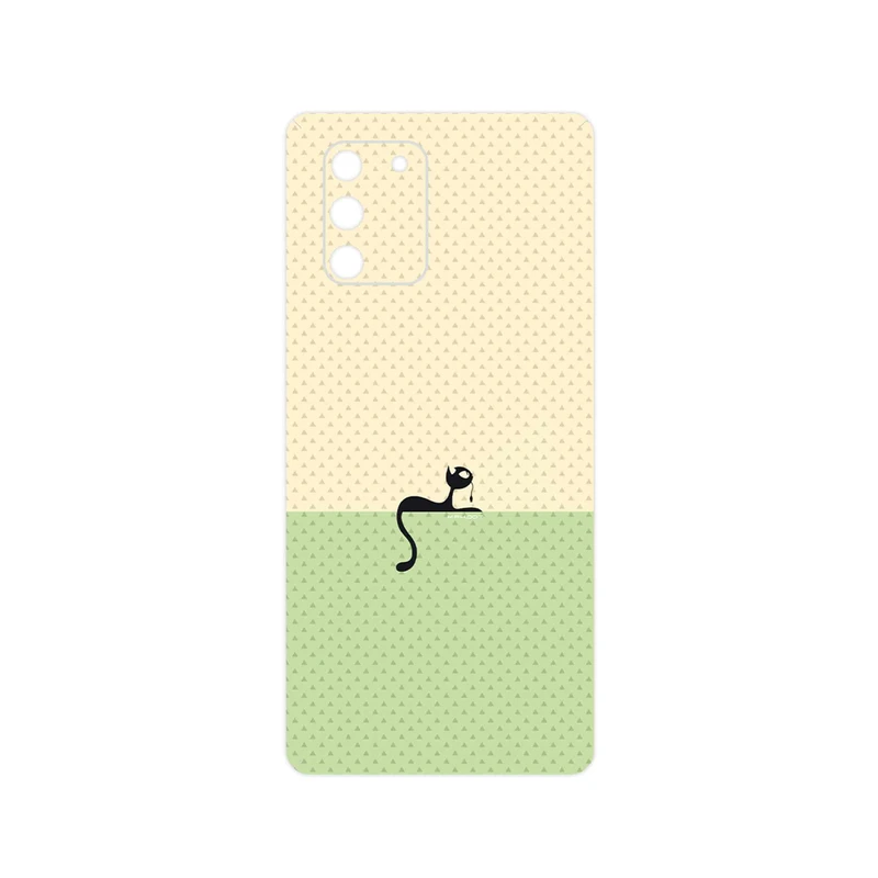 برچسب پوششی ماهوت مدل Minimal Internet Cat Icon مناسب برای گوشی موبایل سامسونگ Galaxy S10 Lite