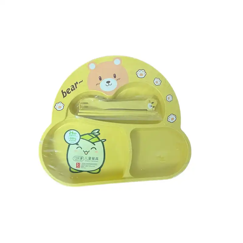 سرویس غذاخوری کودک 4 پارچه مدل تدی