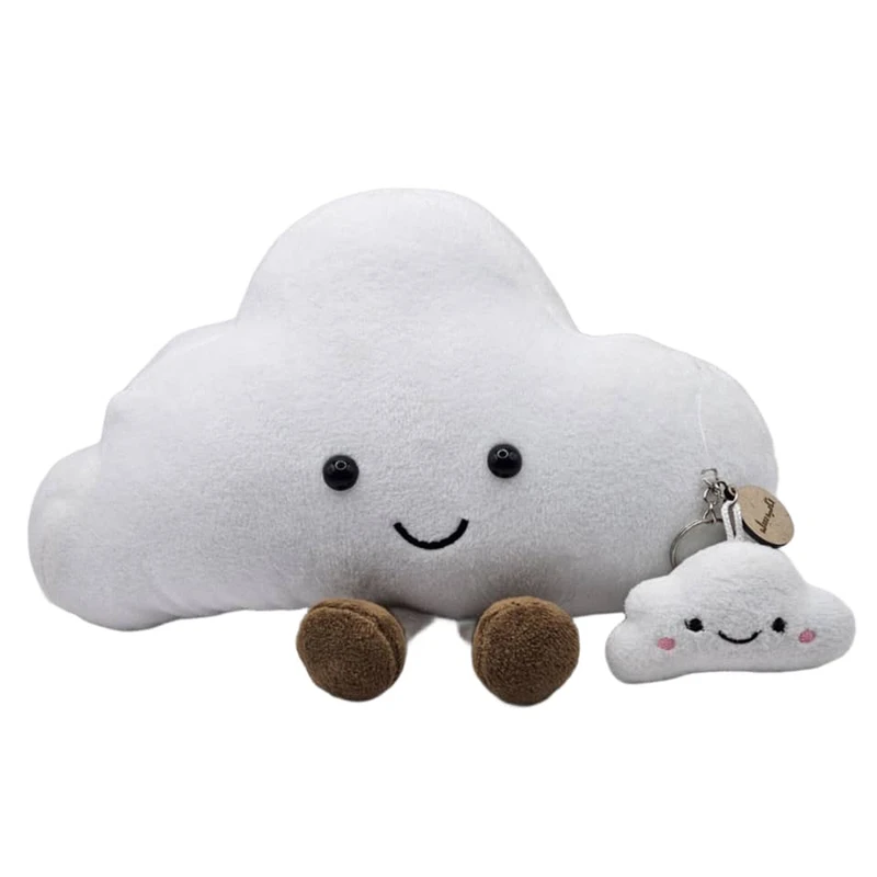 عروسک ناب سل مدل پولیشی ابر خندان همراه با بچه ابر بامزه