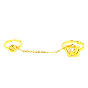 انگشتر زنانه مدل تاج R1