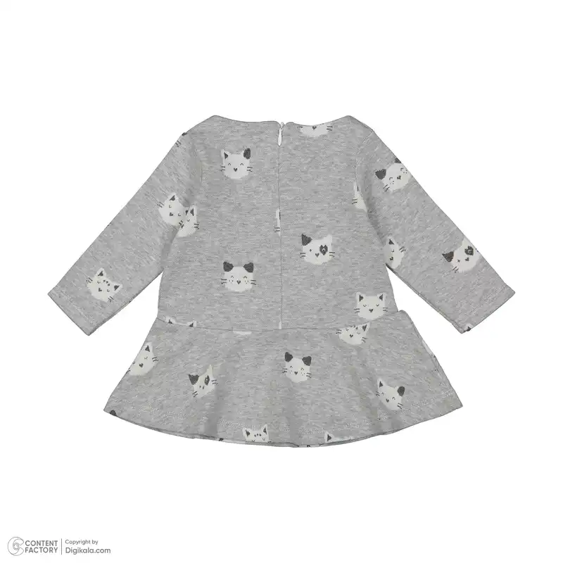 ست پیراهن و هدبند نوزادی ایندیگو مدل 23173