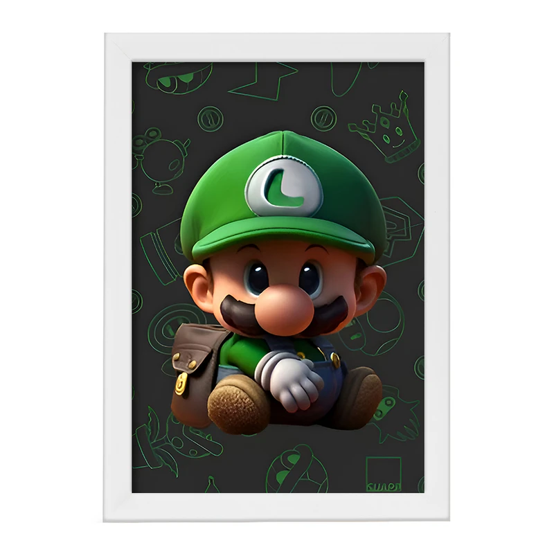 تابلو خندالو مدل سوپر ماریو (Super Mario) کد F9579