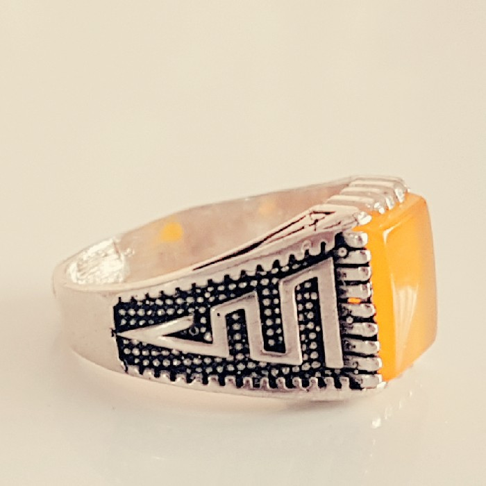 انگشتر نقره مردانه مدل شرف الشمس کد P9800