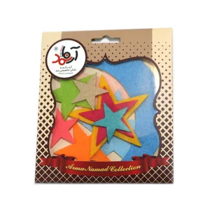 الگو نمد آرما نمد طرح ماه و ستاره بزرگ مدل NFMSB