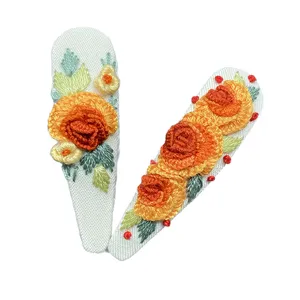 گیره مو دست ساز زنانه مدل گل