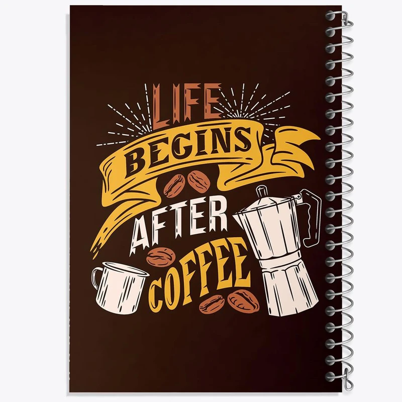 دفتر لیست خرید 50 برگ خندالو طرح قهوه Coffee کد 22000