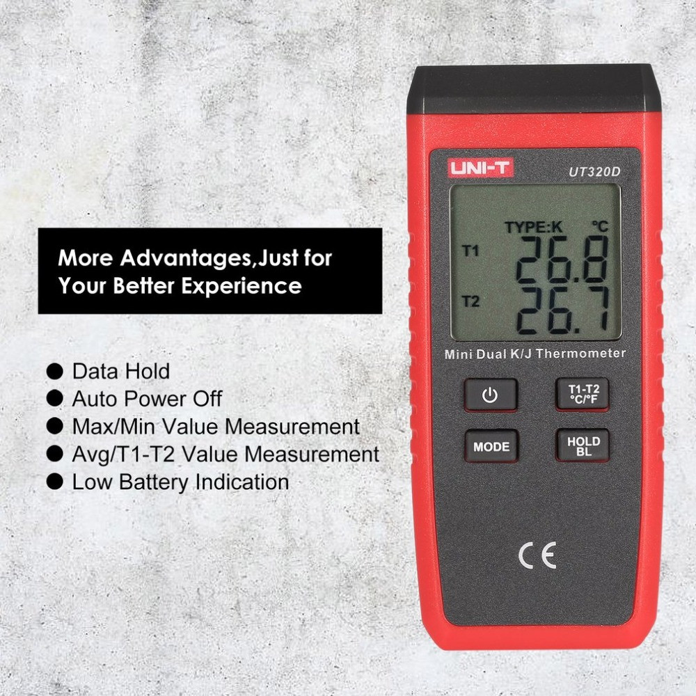 دماسنج یونی-تی مدل UT320D دماسنج یونی-تی مدل UT320D