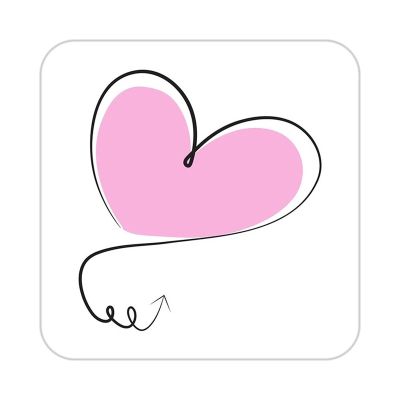 زیر لیوانی کاکتی طرح عاشقانه مدل mp36850