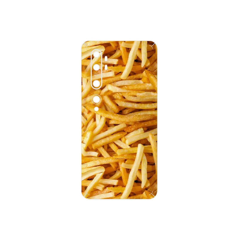 برچسب پوششی ماهوت مدل French fries مناسب برای گوشی موبایل شیائومی Mi Note 10
