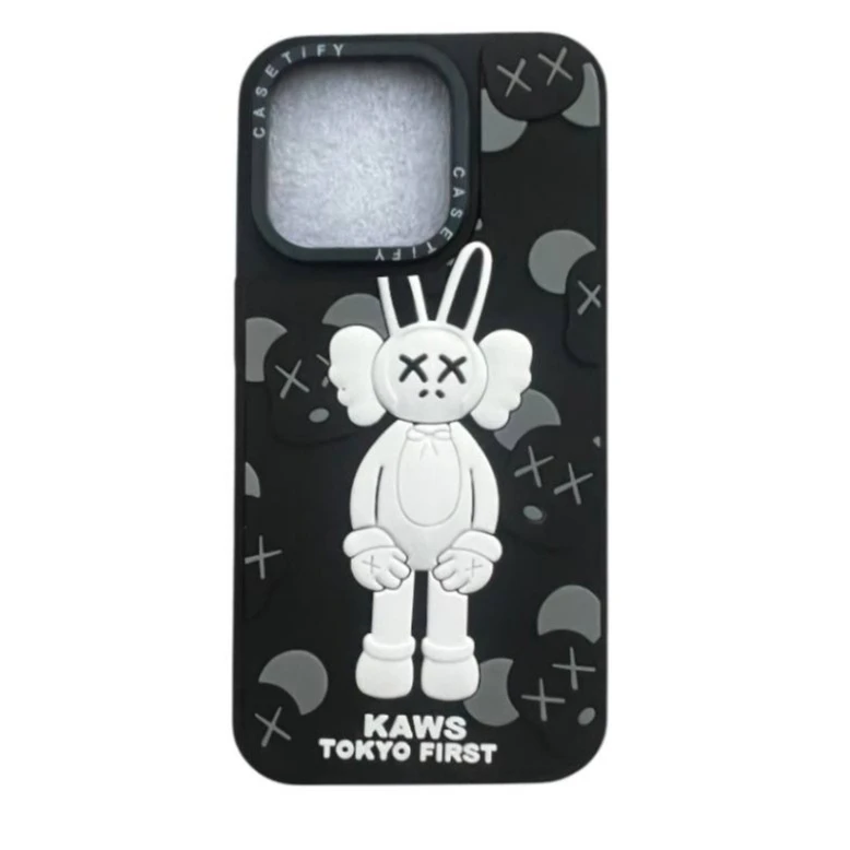 کاور مدل تیفانی طرح Kaws کد mn684 مناسب برای گوشی موبایل اپل Iphone 13 promax