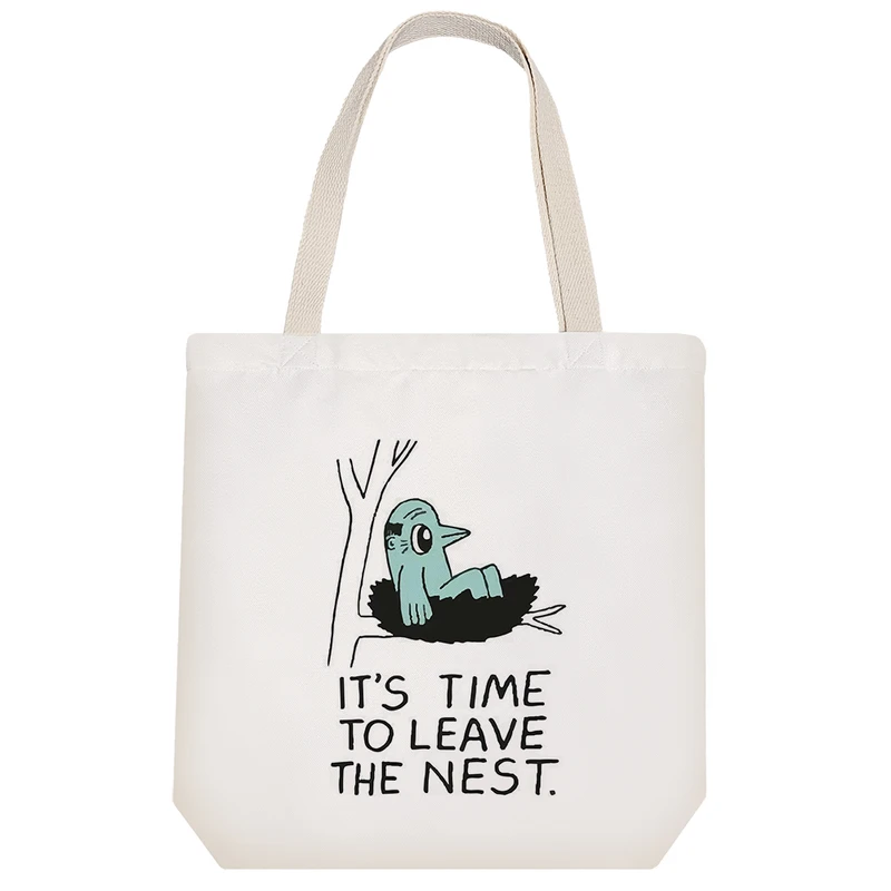 ساک خرید خندالو طرح It's Time To Leave The Nest کد 6626