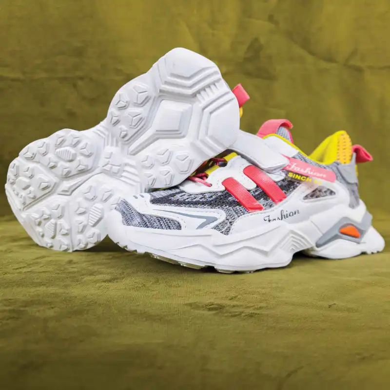 کفش مخصوص پیاده روی بچگانه مدل FashQ-88Q-GrPiQ-101031