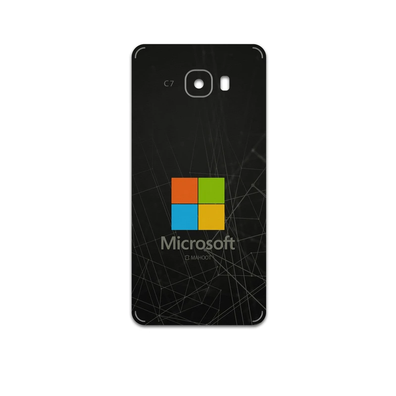 برچسب پوششی ماهوت مدل Mcrsft مناسب برای گوشی موبایل سامسونگ Galaxy C7
