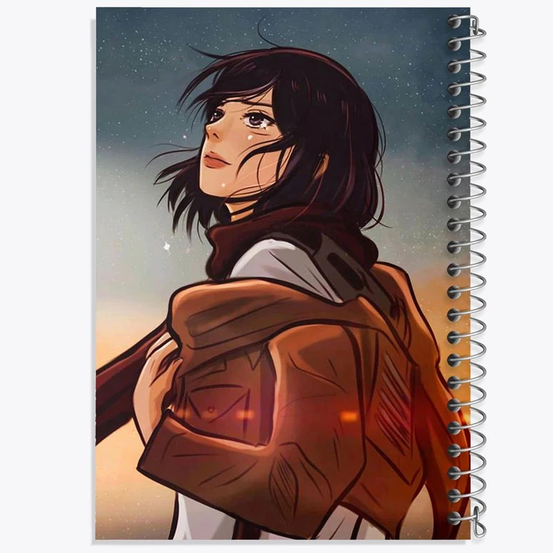 دفتر شطرنجی 50 برگ خندالو طرح میکاسا اکرمن انیمه اتک آن تایتان Attack on Titan کد 18529