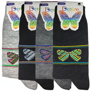 جوراب زنانه دنیزو مدل Nano Cotton بسته 4 عددی