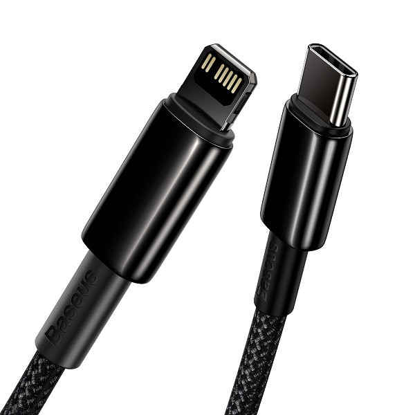 کابل تبدیل USB-C به لایتنینگ باسئوس مدل CATLWJ-01 20W طول 1متر
