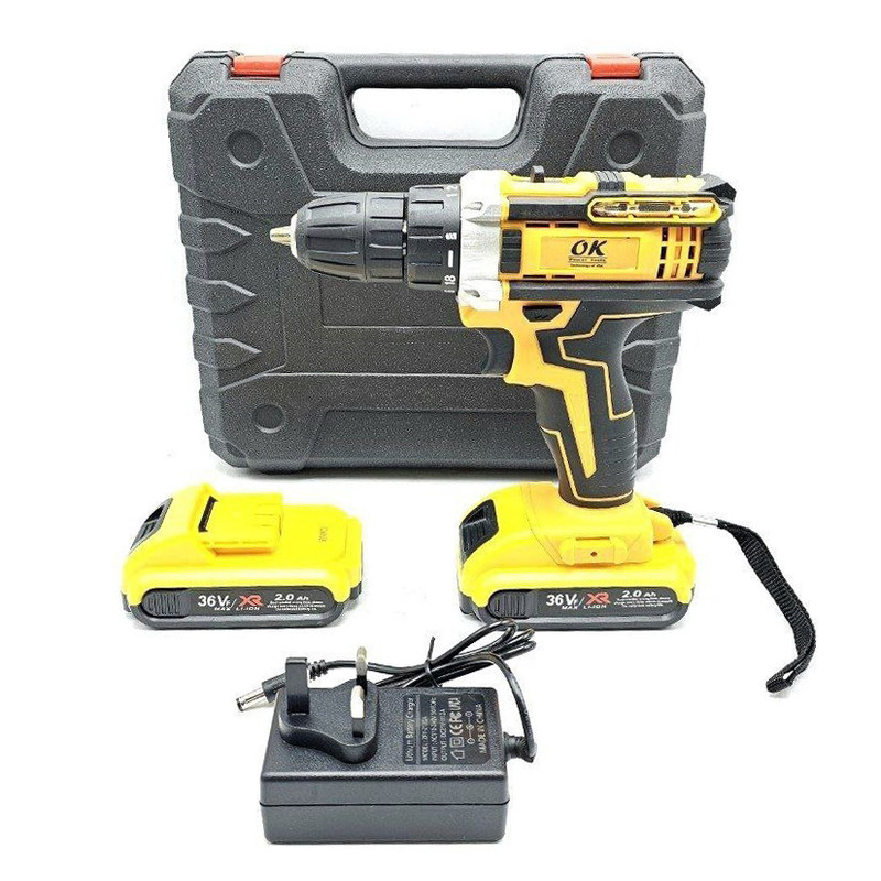 مجموعه 28 عددی دریل پیچ گوشتی شارژی اوکی مدل 36V
