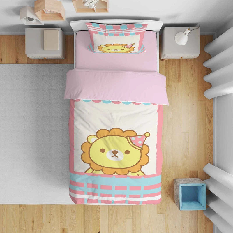 سرویس روتختی مدل شیر کوچک 5331 تک نفره 5 تکه