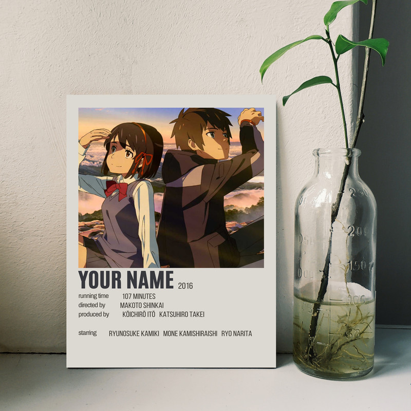 تابلو شاسی مدل انیمه نام تو your name کد 1220
