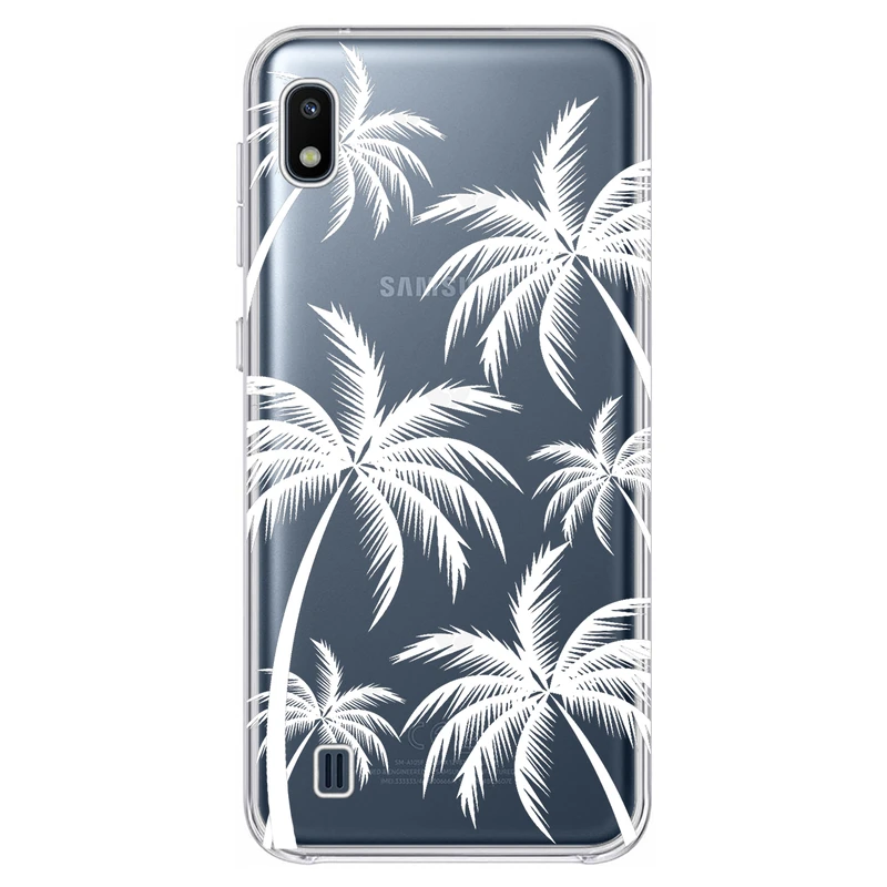 کاور مگافون طرح نخل مدل C52-W مناسب برای گوشی موبایل سامسونگ Galaxy A10