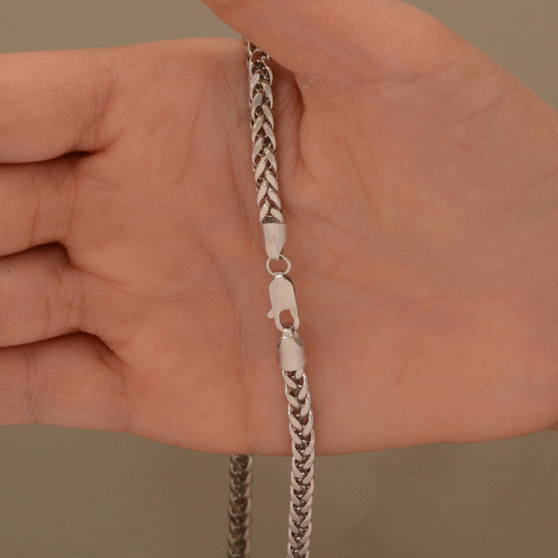 زنجیر طلا 18 عیار مردانه طلای مستجابی مدل میرو کد 65