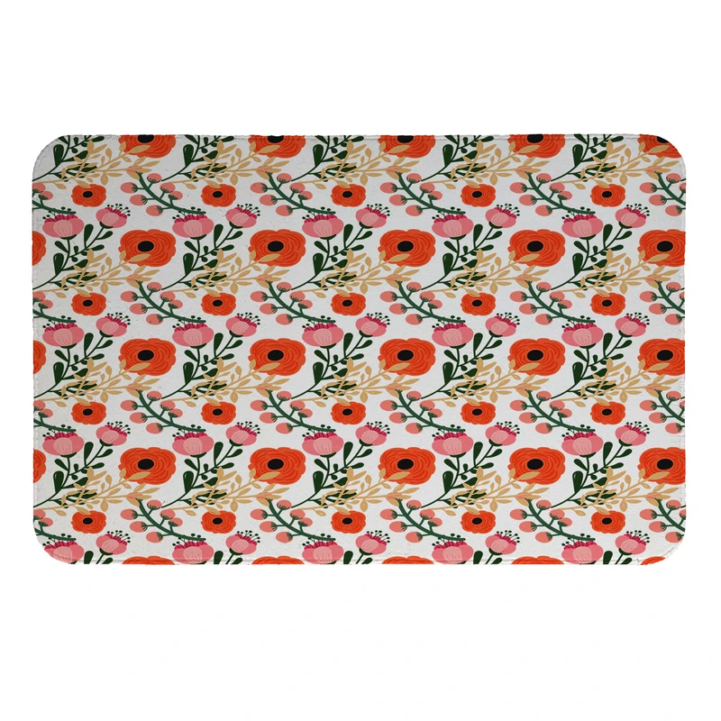 پادری طرح گل کد 9405 سایز 50x80 سانتی متر