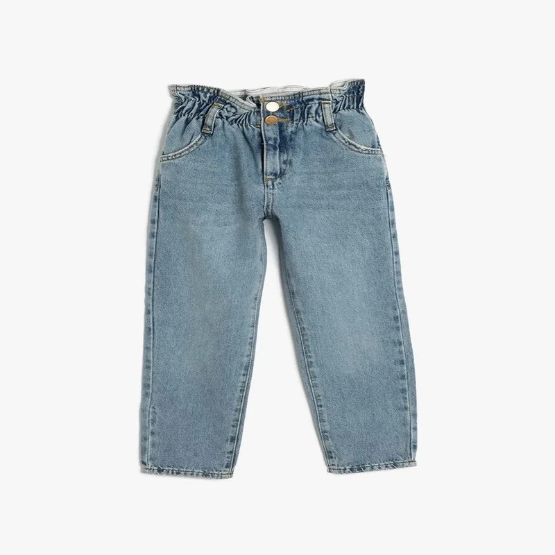 شلوار جین راسته دخترانه کوتون مدل 5skg40007ad