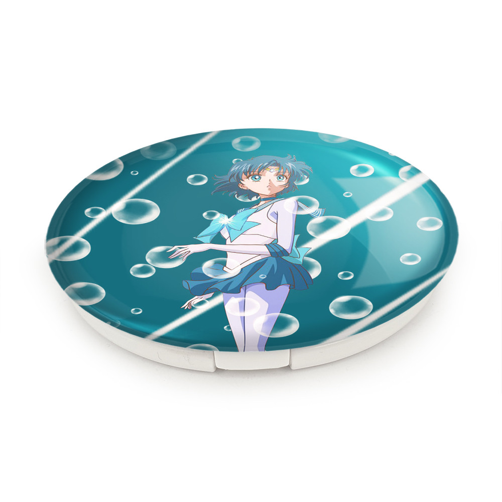 آینه جیبی خندالو طرح امی میزونو انیمه سیلور مون Sailor Moon مدل تاشو کد 17428