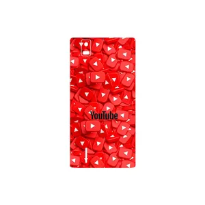 MAHOOT Youtube Cover Sticker for Huawei Ascend P2