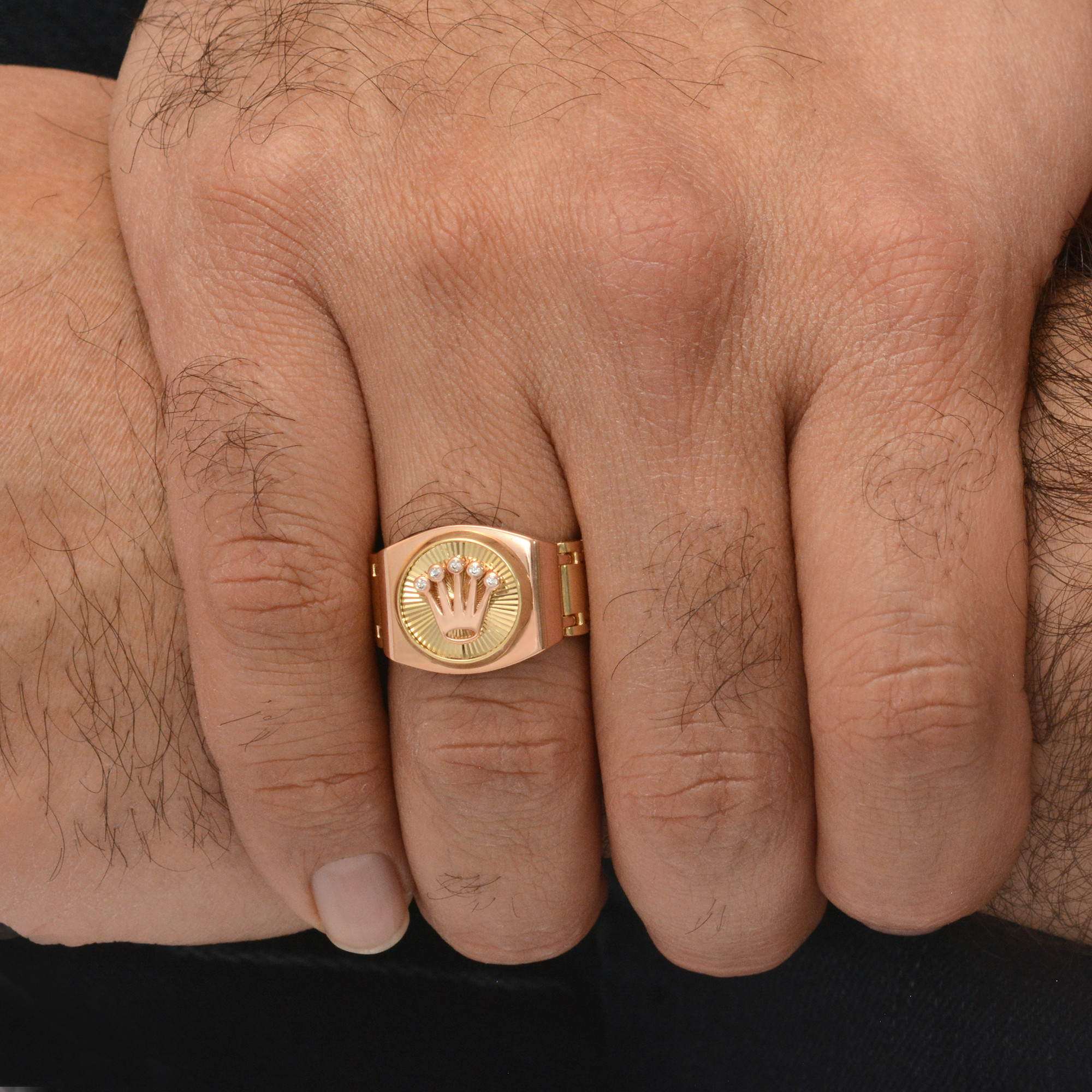 انگشتر طلا 18 عیار مردانه طلای مستجابی کد 64