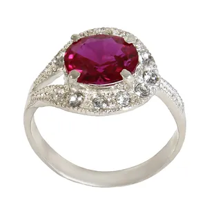  انگشتر نقره زنانه بازرگانی میلادی کد AW-021