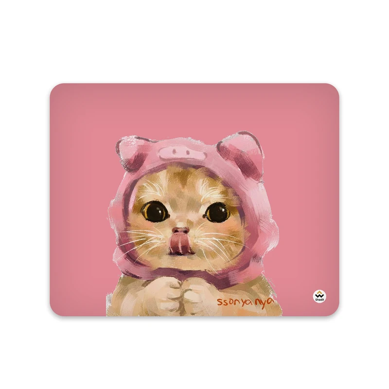 ماوس پد شادیت مدل گربه کد869 سایز 24*19 سانتی متر