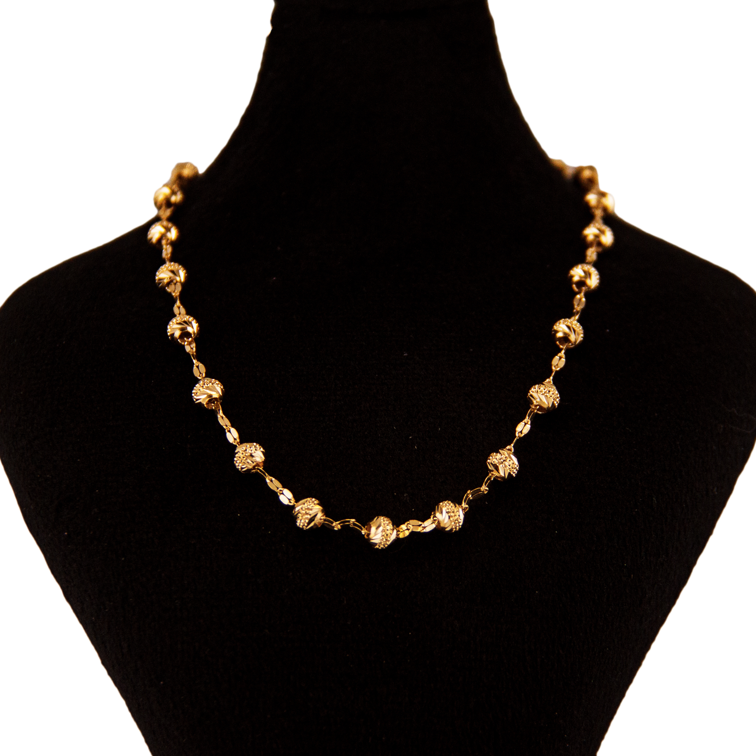 گردنبند طلا 18 عیار دخترانه رستا گالری مدل kko54