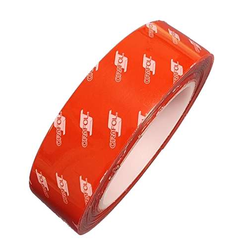 ‌چسب دوطرفه اورافول مدل ژله ای شفاف کد Orafol-3cmx5m عرض 3 سانتیمتر
