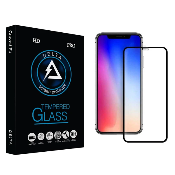 محافظ صفحه نمایش سرامیکی دلتا مدل Fit مناسب برای گوشی موبایل اپل IPHONE XS/11PRO