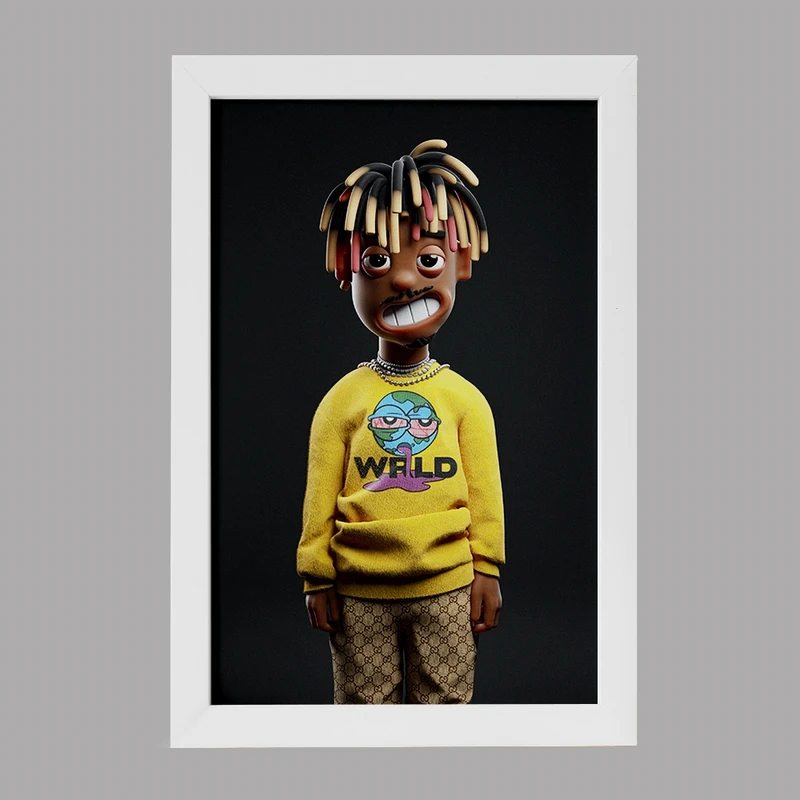 تابلو خندالو مدل جوس ورلد (Juice WRLD) کد F105