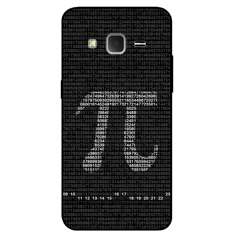 کاور مگافون طرح عدد پی مدل 7240 مناسب برای گوشی موبایل سامسونگ Galaxy J2 2016 / J210 / J2 Pro