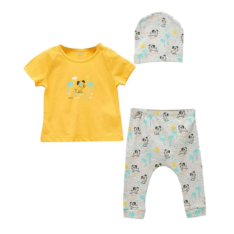 ست 3 تکه لباس نوزادی ال سی وایکیکی کد 138