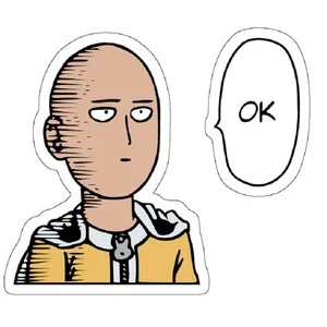 استیکر مدل Saitama