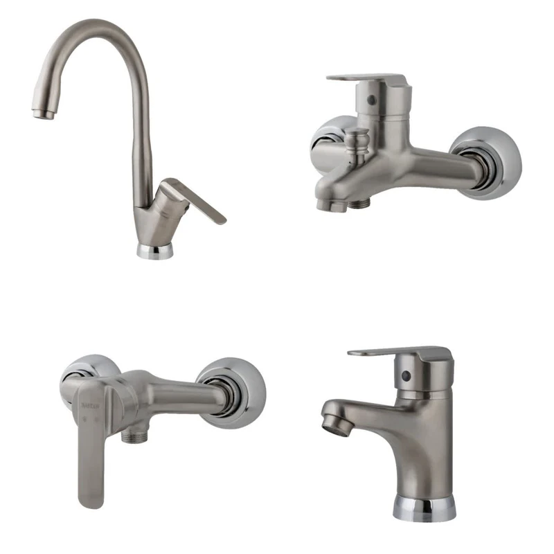 ست شیرآلات باستان مدل آوین مجموعه 4 عددی