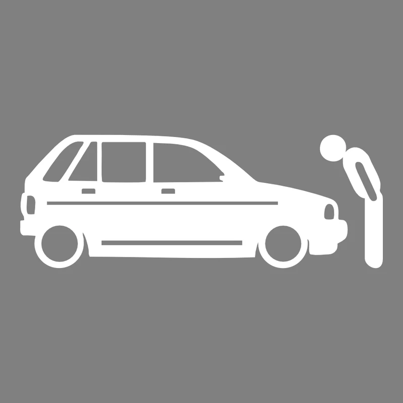 برچسب بدنه خودرو طرح احترام به ماشین کد MT-W272 مناسب برای 111