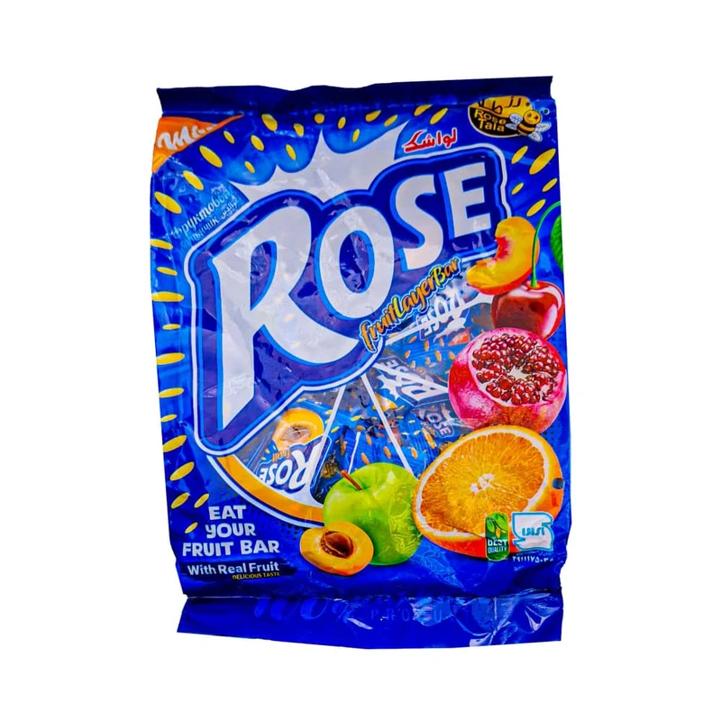  لواشک پذیرایی 4 لایه رز طلا - 1000 گرم 