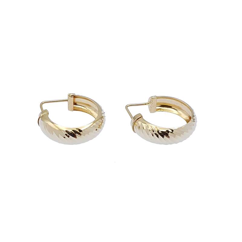 گوشواره طلا 18 عیار زنانه مدل 1EE1980