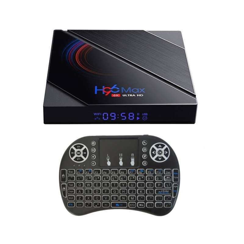 اندروید باکس اچ96 مکس مدل 4/32 - H616 به همراه مینی کیبورد