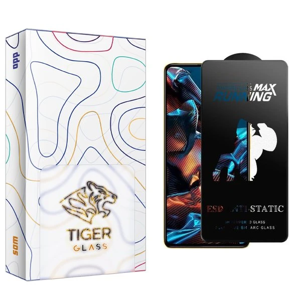 محافظ صفحه نمایش تایگر گلس مدل APL2newpkg Running Max مناسب برای گوشی موبایل شیائومی Redmi Note 10 Pro / Redmi Note 11 Pro / Poco X4 / Poco X4 Pro / Poco F4 / Poco F3