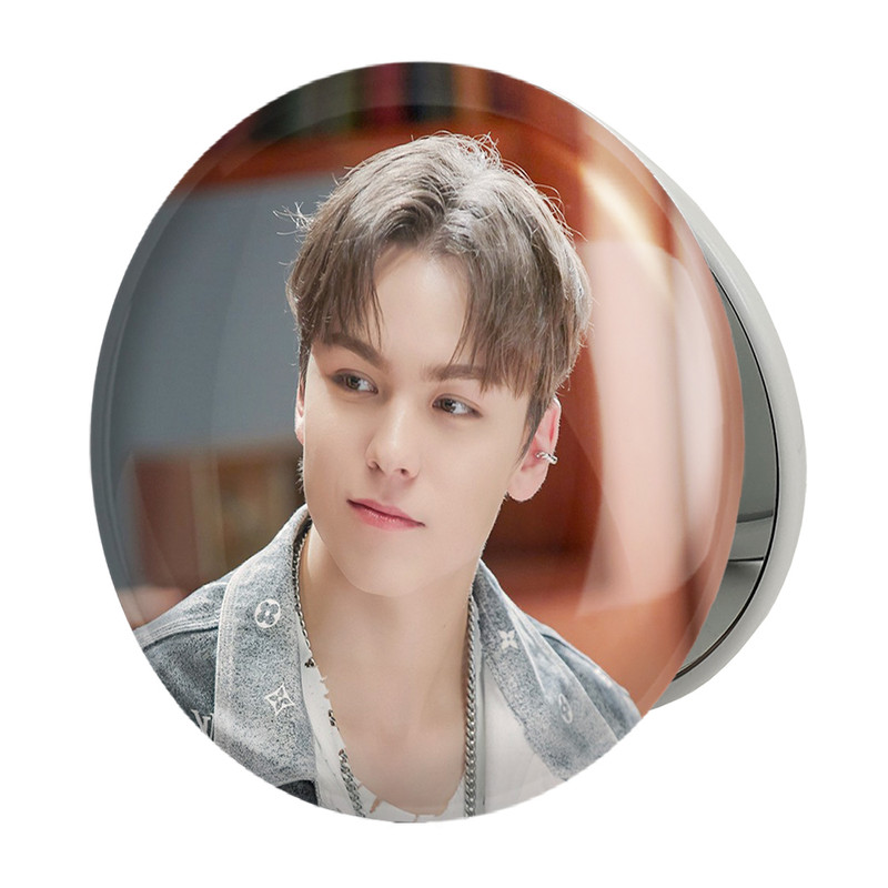 آینه جیبی خندالو طرح ورنون گروه سونتین Seventeen مدل تاشو کد 21509 