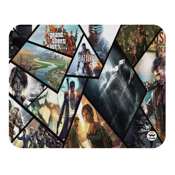 ماوس پد شادیت مدل GAMES کد01 سایز24*19سانتی متر